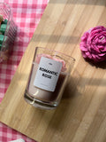 Heart peony jar candle
