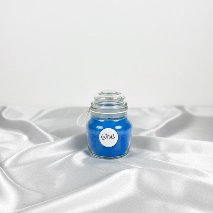 BLUE COLOUR SCENTED CANDLE